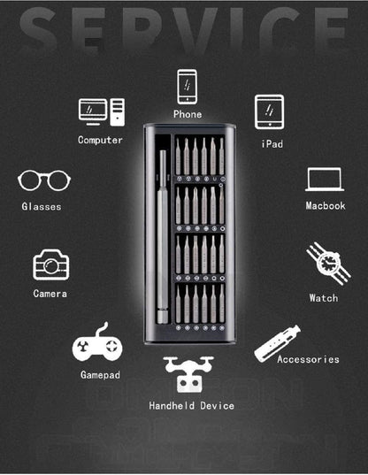 24-in-1 Precision Screwdriver Kit | Magnetic Repair Tool Set for Laptop, Phone & Electronics