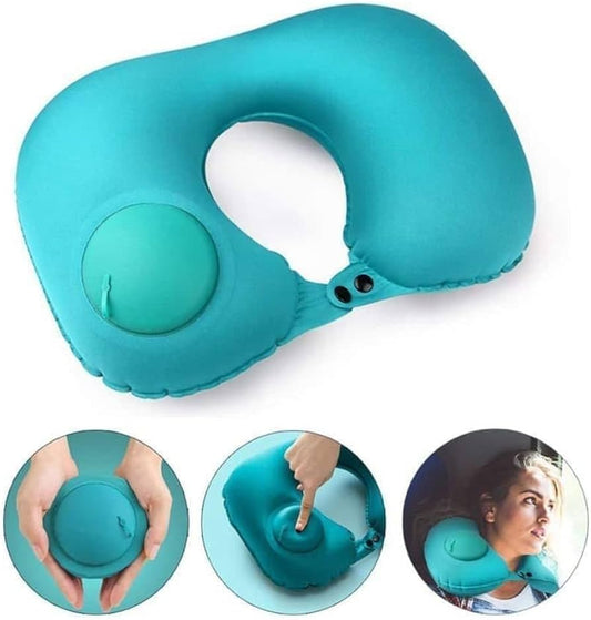 Orthopedic Inflatable Neck Pillow for Travel | Men & Women